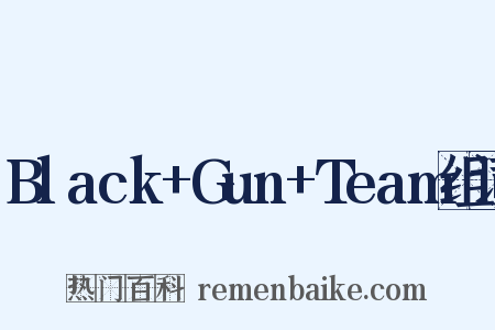 Black+Gun+Team组词是什么意思的图片